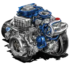 2016 Chevy Equinox 2.4l (vin k, 8th digit, opt lea), federal emissions (opt nt7), Used Engine